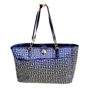 Tommy Hilfiger Signature Blue Tote Shoulder Bag